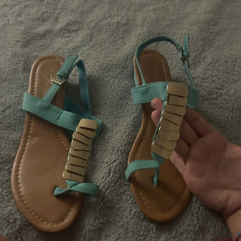Forever Sandals Teal